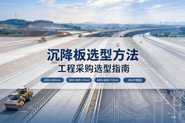 建宁沉降板选择方法