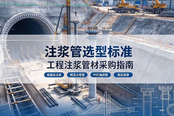 建宁注浆管选型标准