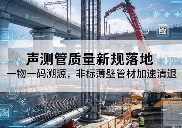 建宁声测管质量新规落地，一物一码溯源，非标薄壁管材加速清退