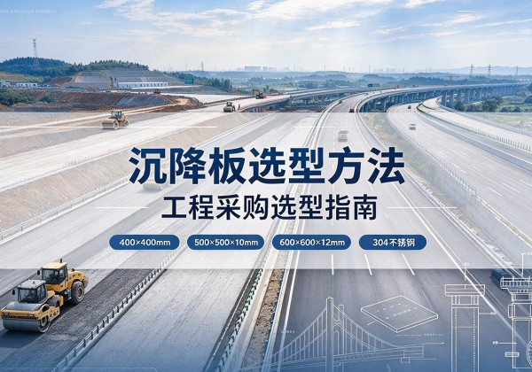 建宁沉降板选择方法